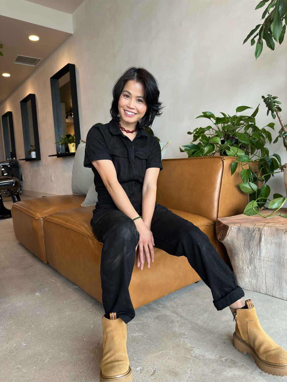 Mya, exhibit M's head spa therapist